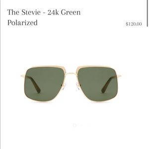 Stevie Green/Gold Polarized Tezza/Lello Sunglasses